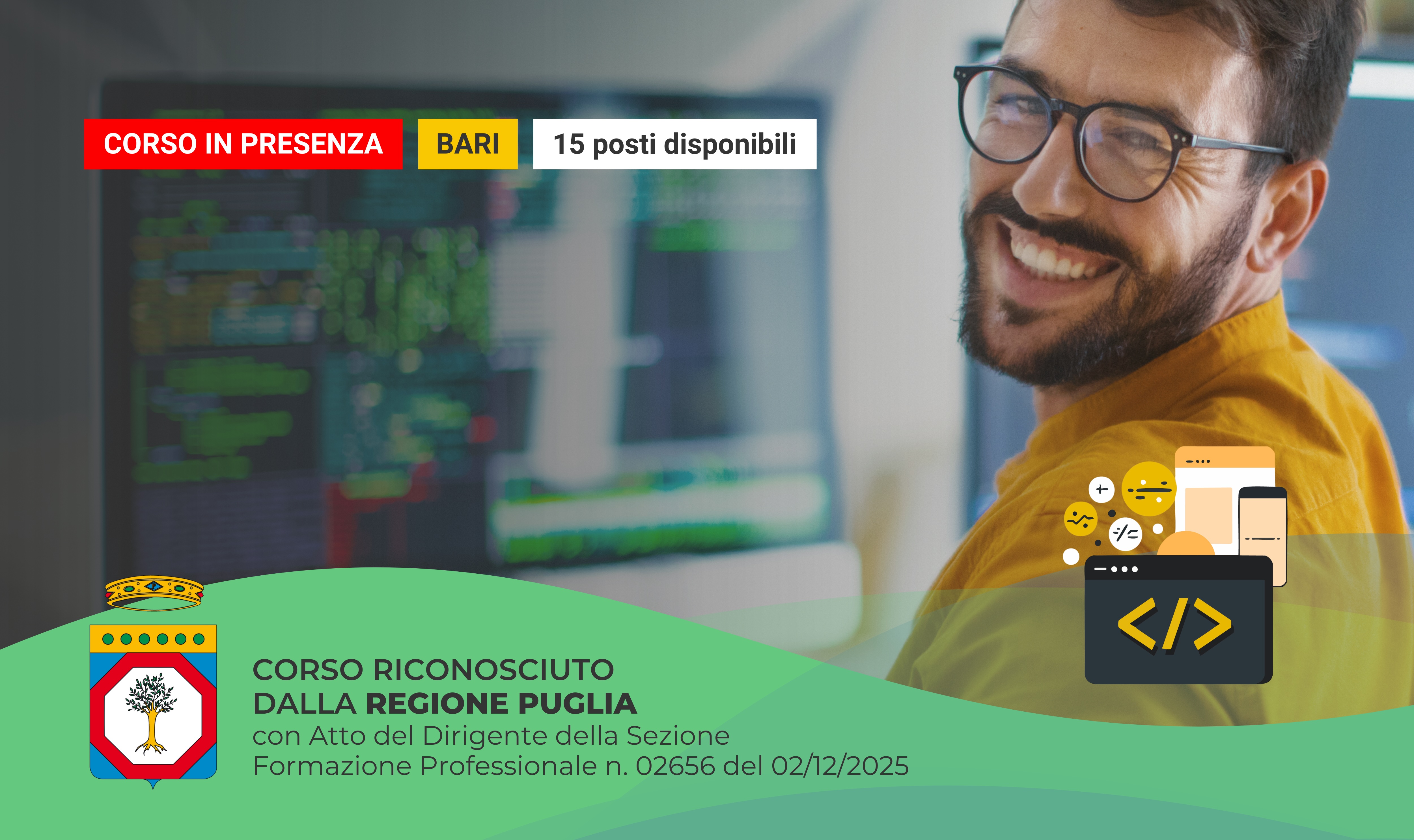 Corso per Responsabile della progettazione e dello sviluppo di programmi informatici